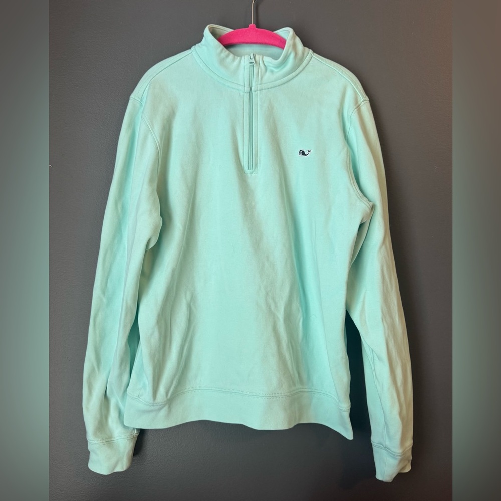 Vineyard Vines Girls Pullover Sweater Quart Zip Sweatshirt. Medium. 12-14